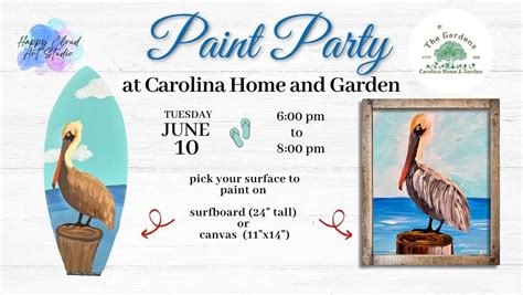 ONLY 9 SEATS LEFT - Paint Party at Carolina Home and Garden , Carolina ...