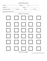 Concert Band/Orchestra Seating Chart Download Printable PDF | Templateroller