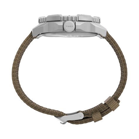 Expedition North? Ridge 43mm Recycled Materials Fabric Strap Watch