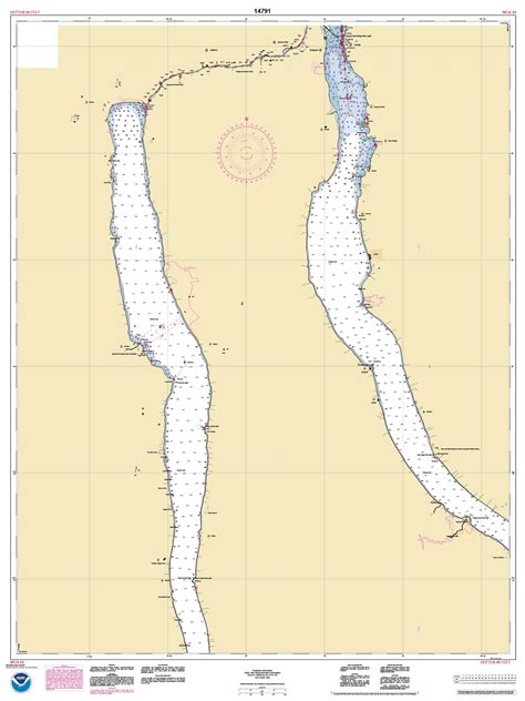 NOAA Nautical Charts for U.S. Waters :: Traditional NOAA Charts :: HISTORICAL NOAA Chart 14791 ...