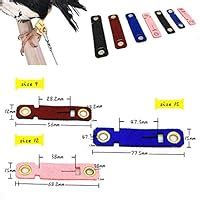 Buy Bonaweite 4Pack Birds Foot Rings, Parrot Leg Bands Opening Feet ...