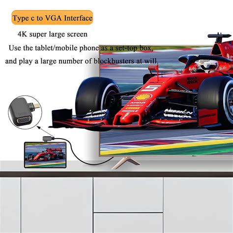 TECPHILE 1080P FHD Magnetic Type C to VGA Converter Adapter | Concept Kart