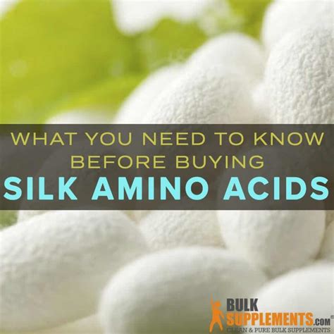 Silk Amino Acids In Spanish at Pearline Beard blog