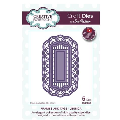 Creative Expressions Craft Die CED4325 Sue Wilson Frames & Tags ...