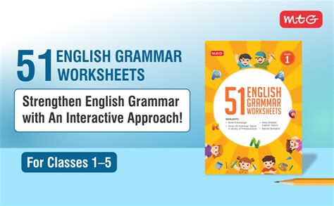 MTG 51 English Grammar Worksheets Class 2 – Grammar Work books to ...