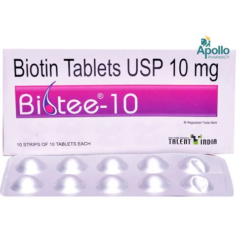 Biotee-10 Tablet 10's Price, Uses, Side Effects, Composition - Apollo ...
