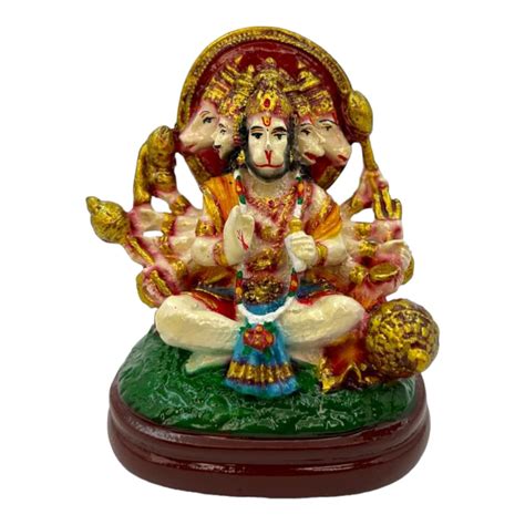 Buy The Decor Culture Panch Mukhi Hanuman Ji Murti for Home Temple ...