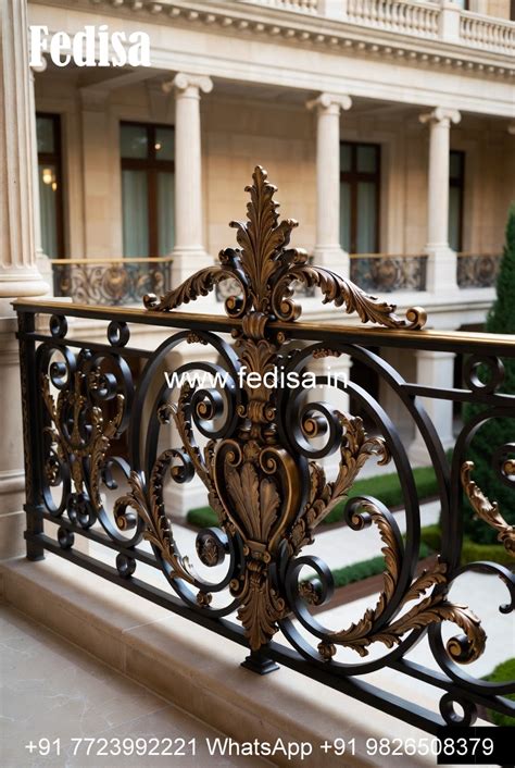 Decorative Brass Balcony Railing For Elegant Homes Stair Railings ...