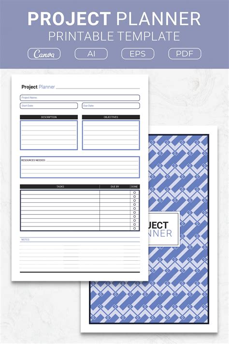 Image result for Project Planner Template