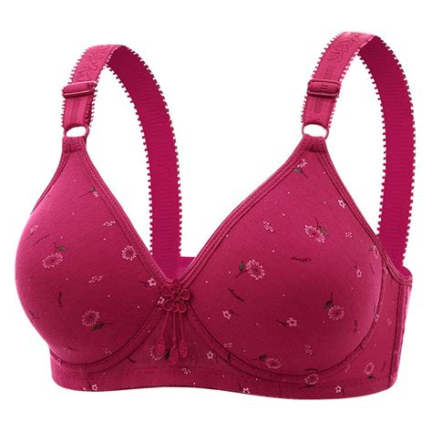 Bigersell Bras for Women, Full-Coverage Bra, Wireless Push up Padded ...
