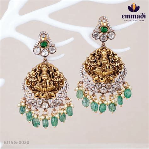 Shriya Elegant Gold Victorian Hangings – Emmadi Silver Jewellery
