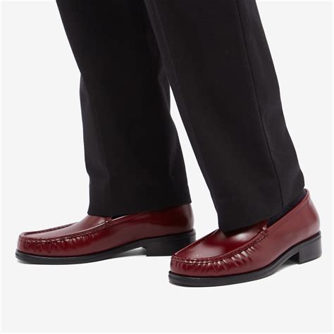 Acne Studios Boafer Sport Loafer Burgundy | END. (US)