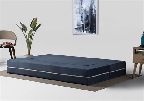 Sleepyhead SofaBed - Foldable Sofa Cum Bed with, Royal Blue — Sleepbee