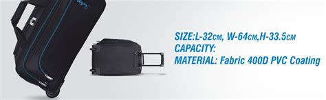 Skybags Scot Plus Polyester 64 cms Black Travel Duffle (DFTSPE64BLK ...