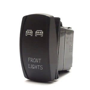 Front Light Bar Dash Rocker Toggle Switch Blue LED 5 pin for Car Truck ...