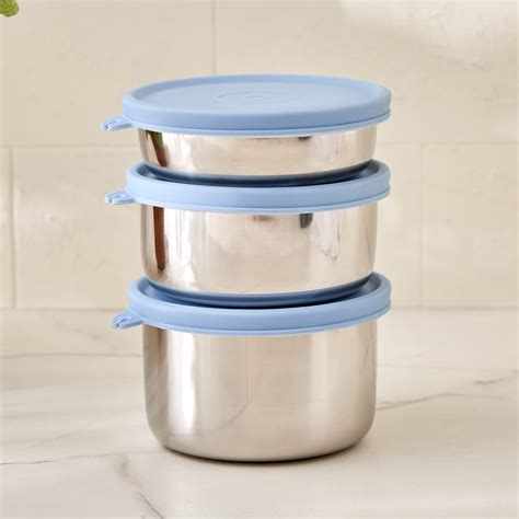 Buy Korobka Taze Set of 3 Stainless Steel Lunch Boxes with Bag from ...