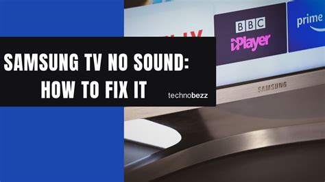 Samsung TV No Sound: How to fix it | Technobezz