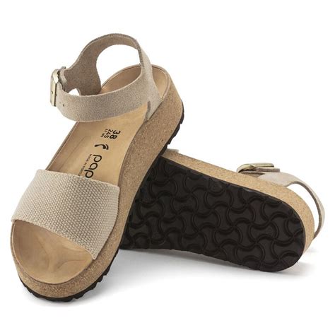 Glenda Suede Leather-Textile Sandcastle | BIRKENSTOCK