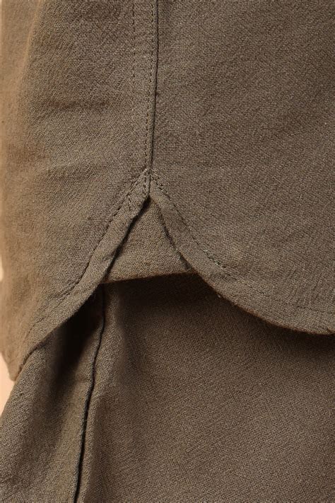 LINEN SHORT SET (Olive) – Piccolo Piglet