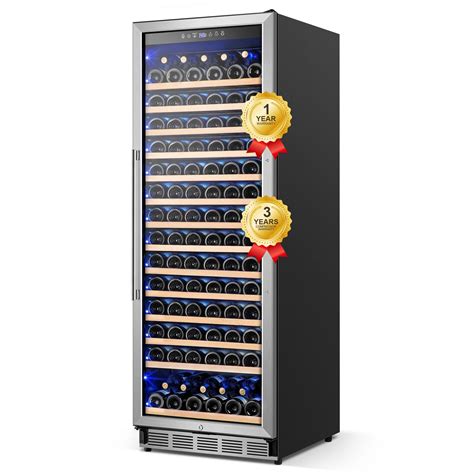 Wine Fridge Freestanding,173 Bottles 24 Inch Wine Cooler Refrigerator ...