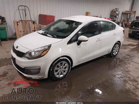 2016 KIA RIO LX Gasoline - KNADM4A32G6689792