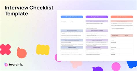 Job Interview Checklist Template 的图像结果