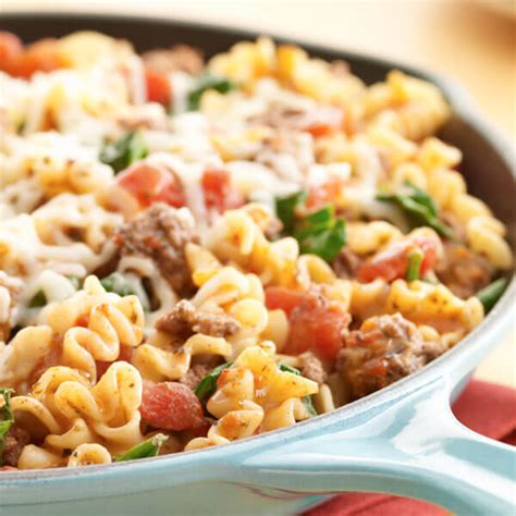 Skillet Lasagna Recipe   Land O?Lakes