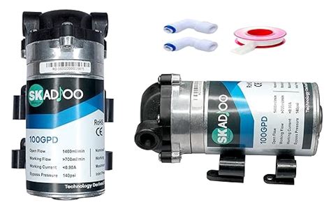 SKADIOO Full Metal RO Pump with 100% Copper Rotor, RO Booster Motor, RO ...