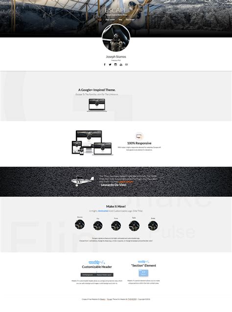 Image result for Weebly Profile Example