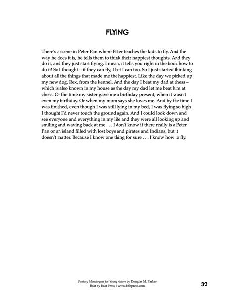 Image result for Monologue Examples Simple