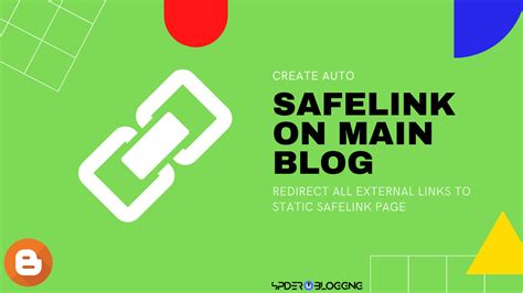 How To Make Safelink On Main Blog | Redirect All External Links to ...