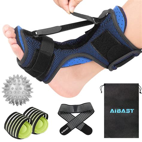 Aibast 2021 Upgraded Plantar Fasciitis Brace Night Splints For Plantar ...