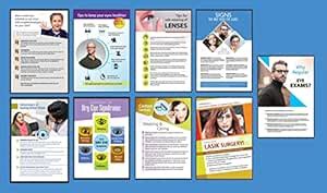 OPTOMETRY Bundle 30 (9 Posters 13"x19"sized) | When eye exam?, Eye ...
