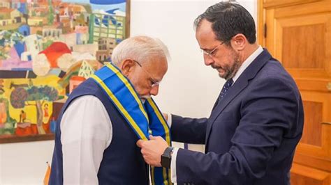 Prime Minister Narendra Modi Receives Grand Cross of the Order of ...