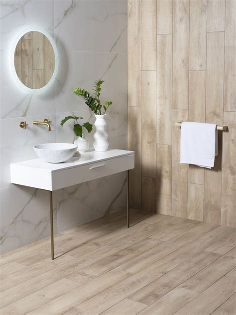 Wood Effect Bathroom Floor Tiles