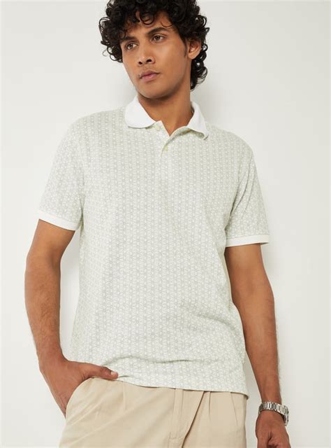 Buy Men Printed Polo T-shirt Online at just Rs. 699.0 - 1000016358675 ...