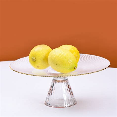 Sleek Glass Cake Stand 13 inch