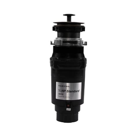Carysil - Continuous Feed Food Waste Disposer - STANDARD 1/2 HP with ...