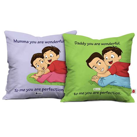 Wonderful Mumma Son & Wonderful Daddy Son Cushion Cover set of 2 ...