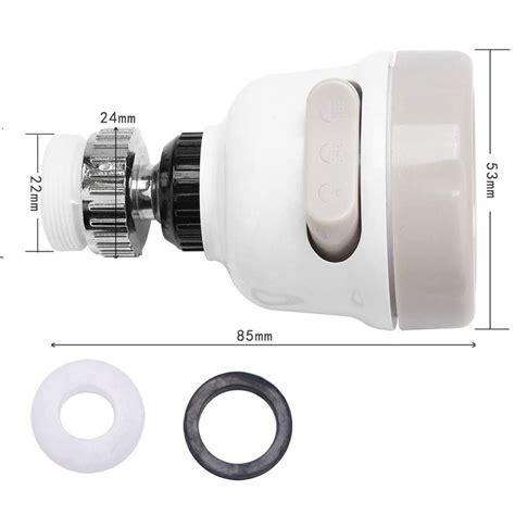 Buy 360°Rotatable High Pressure Sink Sprayer Head, Moveable Kitchen Tap ...