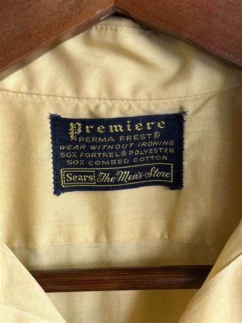 70's Sears "Premiere" Perma-Prest shirt Keith Haring Inspired Motifs ...