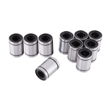 Linear Ball Bearing, 10pcs LM12UU 12mm Linear Motion Ball Bearings ...