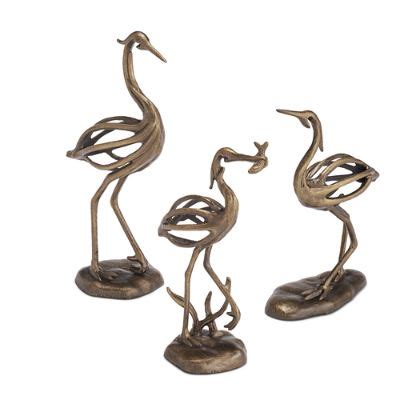 Stylized Baby Heron Statues | Frontgate