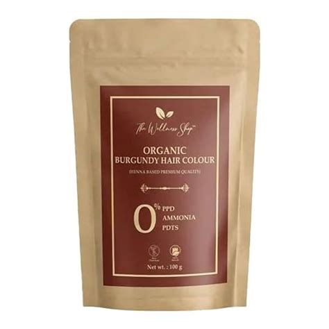 Buy The Wellness Shop - Organic Burgundy Natural Long-lasting Hair ...