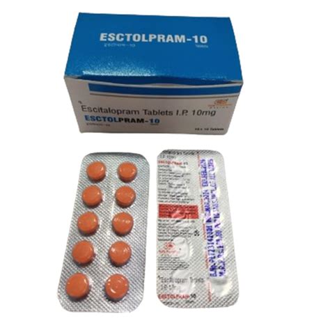 Esctolpram 10 - Escitalopram Tablets I.P 10mg - Holy Evolution Pharma