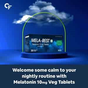 Buy CARBAMIDE FORTE MELATONIN 10MG REGULATE SLEEP CYCLE- 30 VEG TABLETS ...