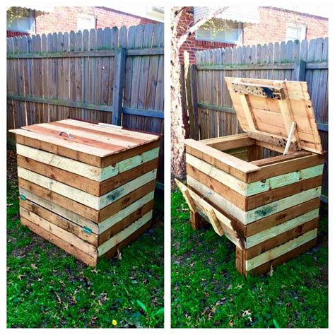 How to Build a Compost Bin Using Pallets 的图像结果