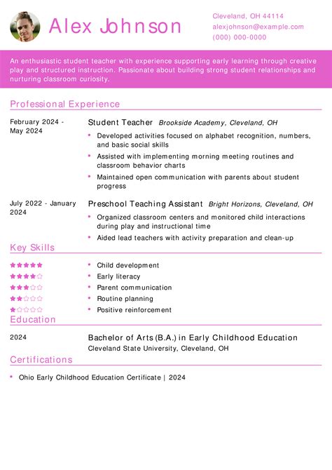 22 Best Student Teacher Resume Examples and Templates for 2025 ...