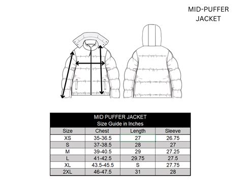 Urban Outfitters Jacket Size Chart at Eileen Crofts blog