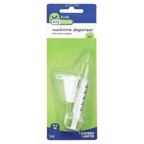 Ezy Dose Medicine Dispenser with Bottle Adapter, 2 Piece HSA/FSA ...